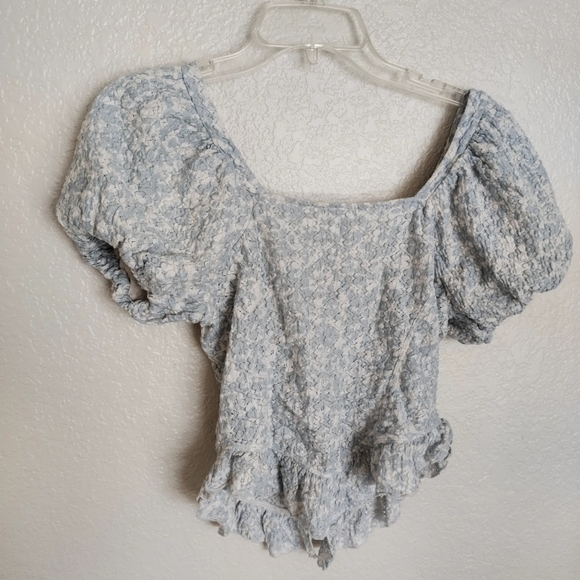 Free People Oh Baby Lace Crop Top In Tea Combo Sz M - Picture 9 of 10